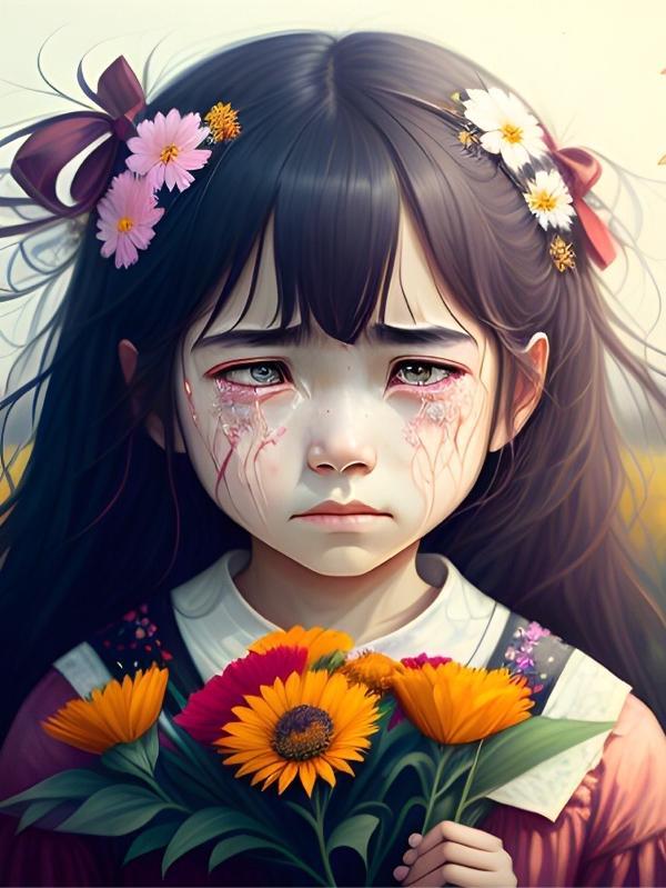 午夜,一个女孩在哭